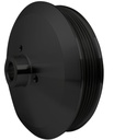 March Performance 624-08: 624-08 Serpentine Power Steering Pulley - Press Fit - Black