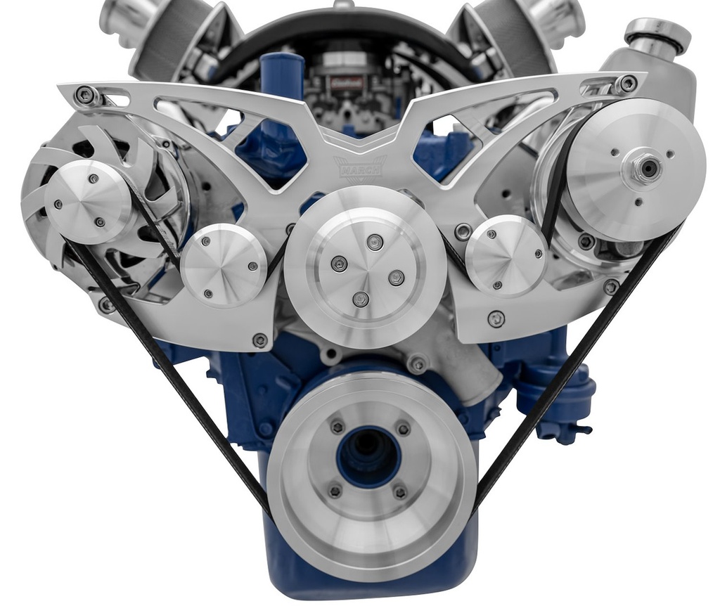 March Performance 30450: Style Track Pulley System Ford 351C/351M/400M