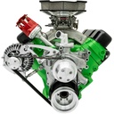 March Performance 40510: Deluxe High Water Flow Serpentine Pulley Kit BB-Chrysler 383-400