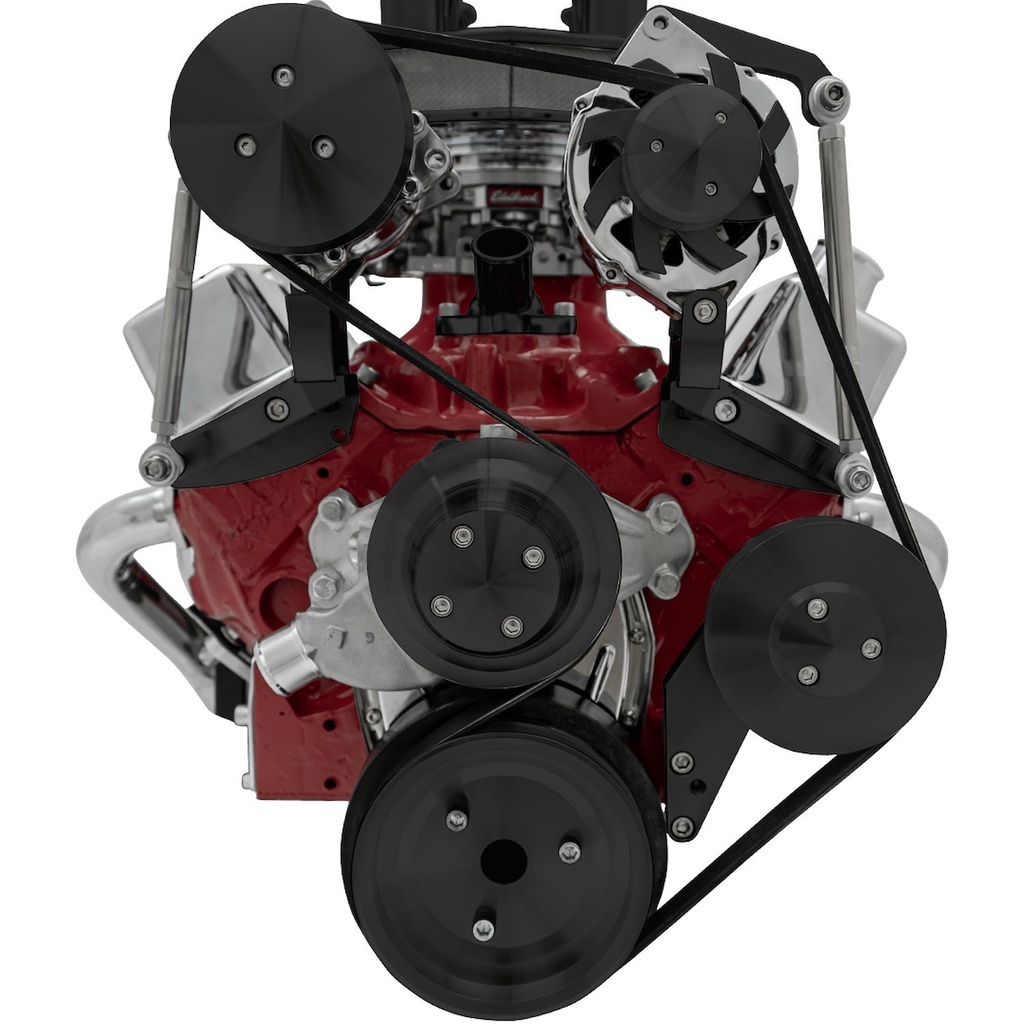 March Performance 20736-08: Inward Mount High Water Flow Serpentine Drive Kit Includes Brackets and Pulleys to Install: Reverse Rotation Short Water Pump