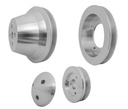 March Performance 1640: Performance Series Aluminum V-Belt Pulley Kit 1969.5-Up Small Block Ford 289-351W