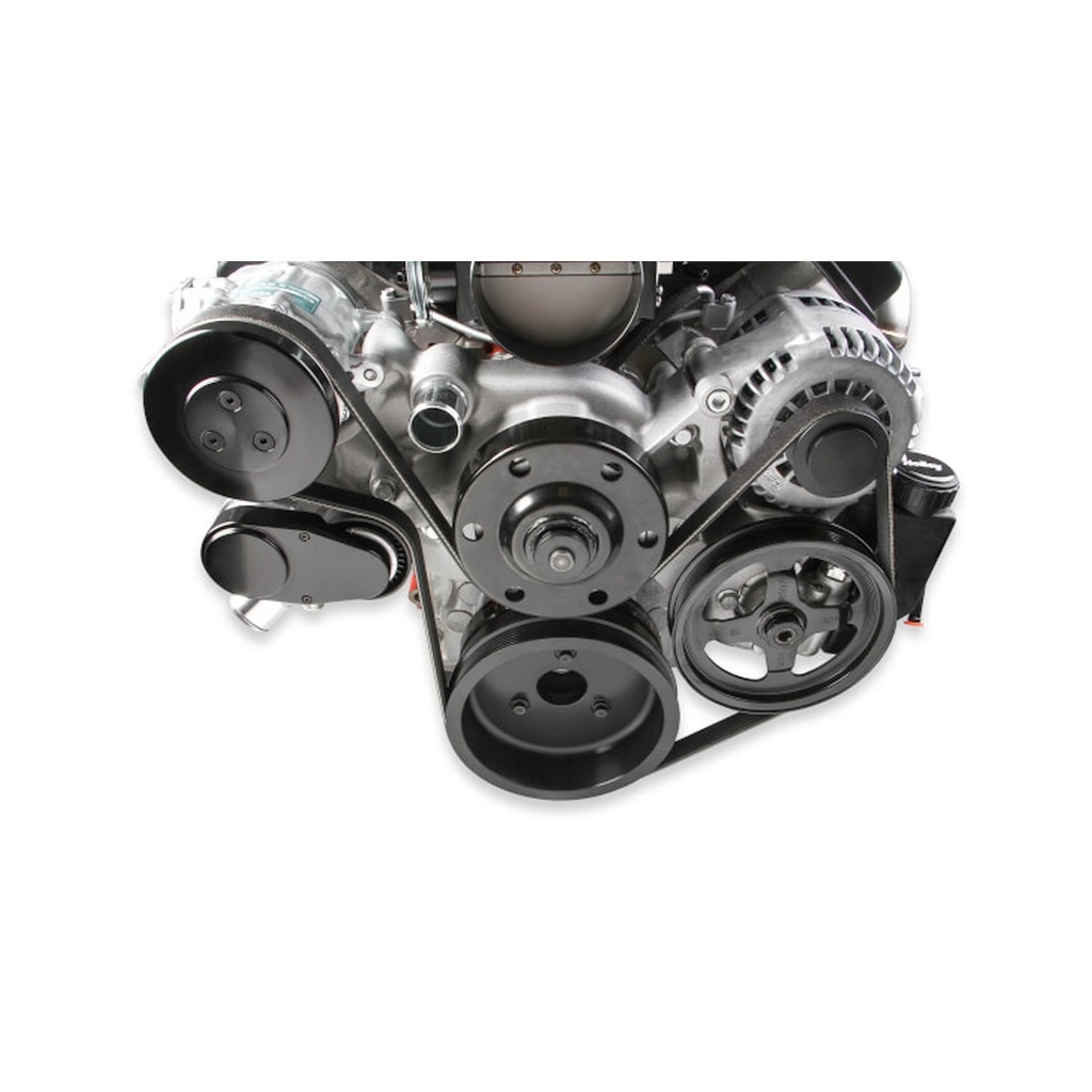 Holley 20-190: 20-190 LS Premium Mid-Mount Complete Accessory Drive Kit
