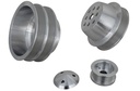 March Performance 10335: Performance Ratio Serpentine Belt Pulley Set 6-Rib Crank Pulley (Fluidampr Balancers w/Flat Face)