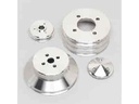 March Performance 1850: Performance Series V-Belt Pulley Kit 5-3/4", 3-Groove Crank Pulley
