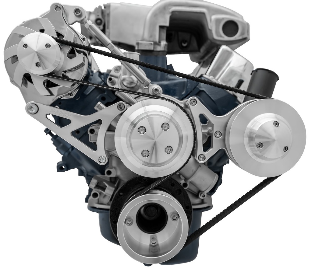 March Performance 30130: Performance Serpentine Drive Kit Ford 289-302 with Power Steering
