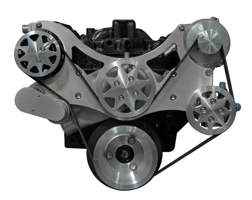 All American Billet FDS-BBC-301: Serpentine Belt Front Drive System Big Block Chevy
