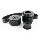 Top Street Performance 10093BK: 10093BK Gilmer Style Pulley Kit, Billet Aluminum, SBF, Black
