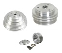 March Performance 4030: GM Late Model Pulley Set - Performance Series 1985-87 305-350 Chevy/GM Small Block