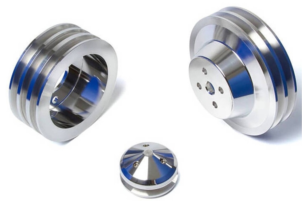 March Performance 1950: 1950 Ford FE V-Belt Pulley Kit - 3V