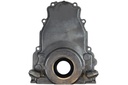 ICT Billet 551589: Front Timing Cover with Oil Drain Returns GM LS Gen-III, for Twin Turbo Application