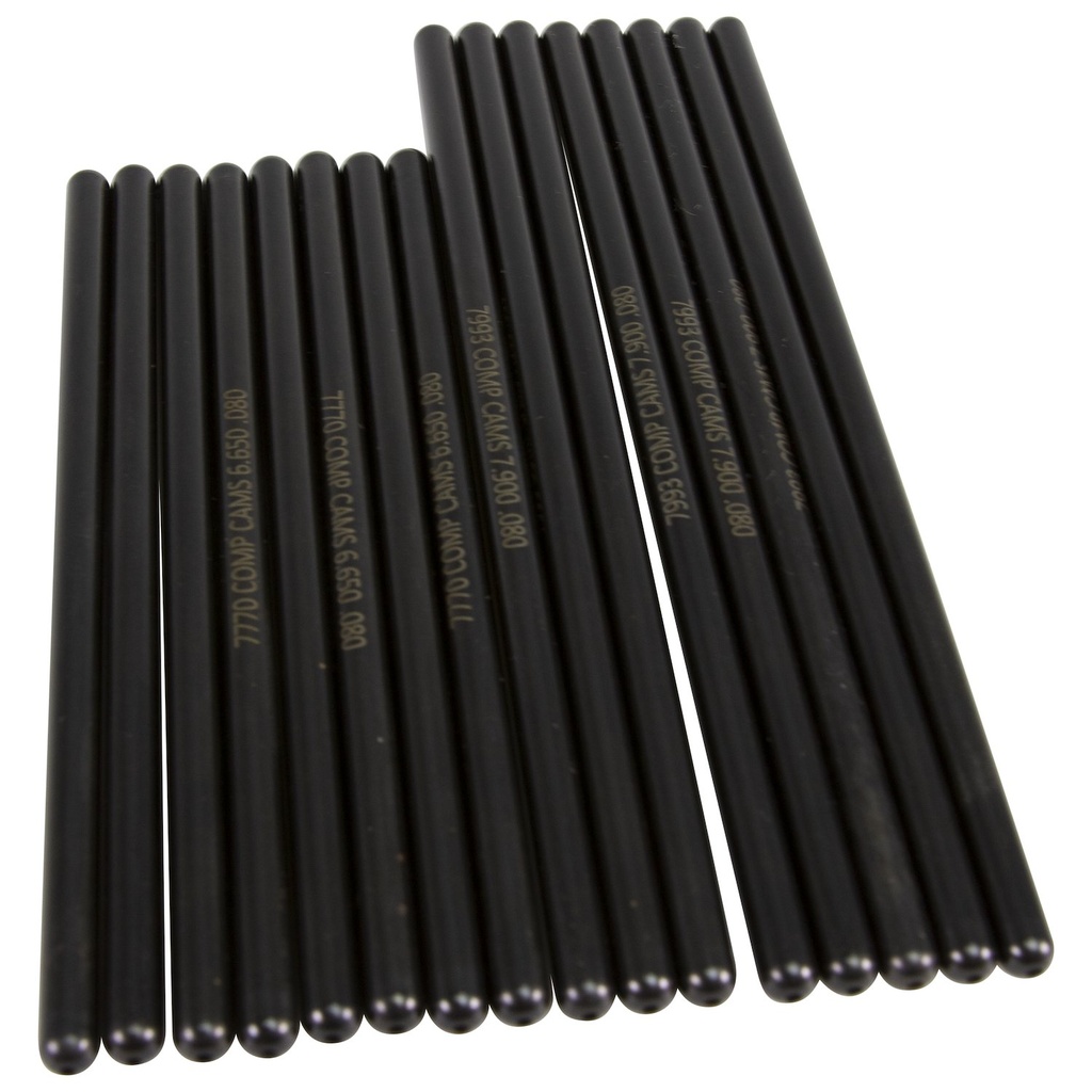 COMP Cams 8720-16: 8720-16 Hi-Tech .080 in. Wall Pushrods for 2003-2008 Mopar 5.7L Gen III Hemi Engine [Set of 16]