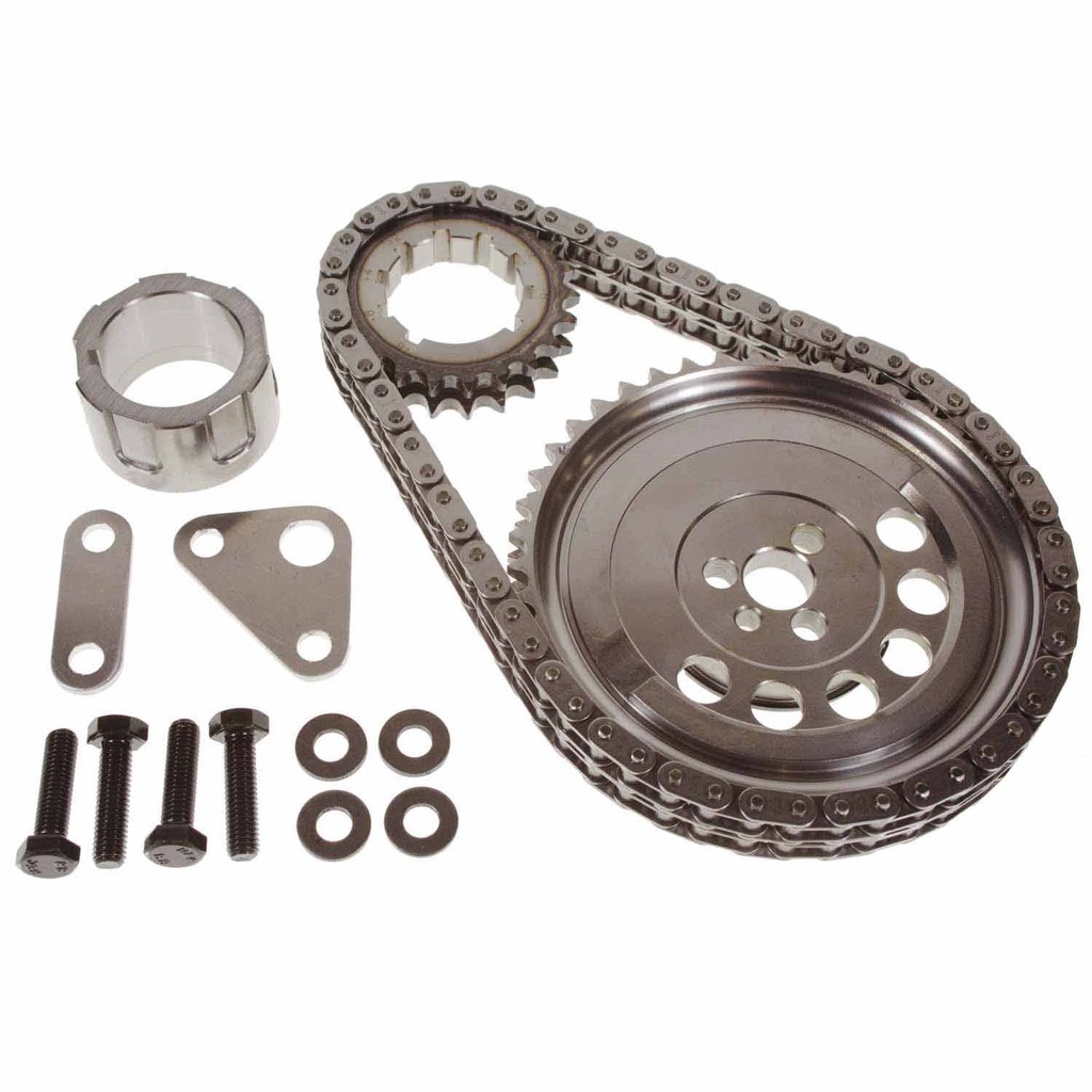 Melling 48561T-9: 48561T-9 Premium Racing Timing Chain Set/Kit for Select 97-10 GM LS 4.8L, 5.3L, 5.7L, 6.0L, Billet Steel [Double Roller Chain]