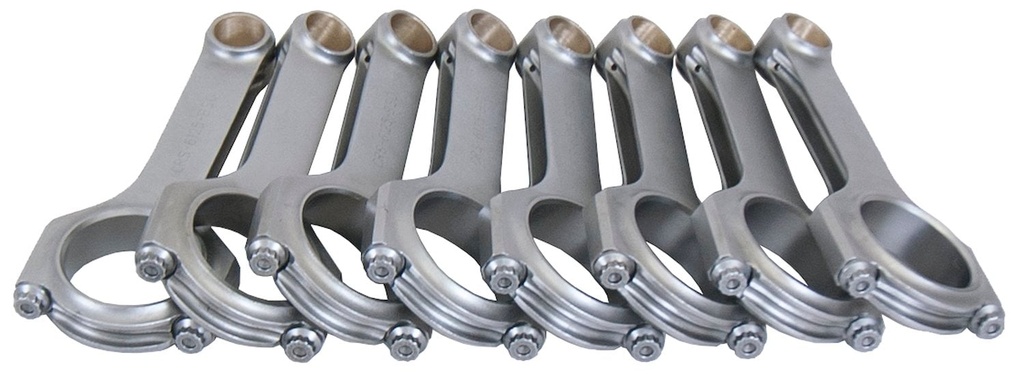 Eagle 6125O3D2000: 6125O3D2000 Forged 4340 Steel H-Beam Connecting Rods for GM Gen III/IV LS [6.125 in. Length]