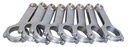 Eagle CRS6243R3D: Forged 4340 H-Beam Connecting Rod Set