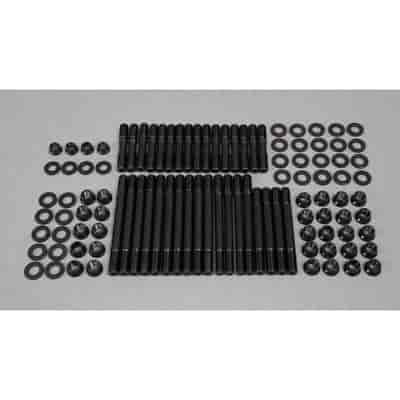 ARP 234-4727: Head Studs w/12-Point Nuts Small Block Chevy Brodix -18c,-18x with 3/8" Step Stud