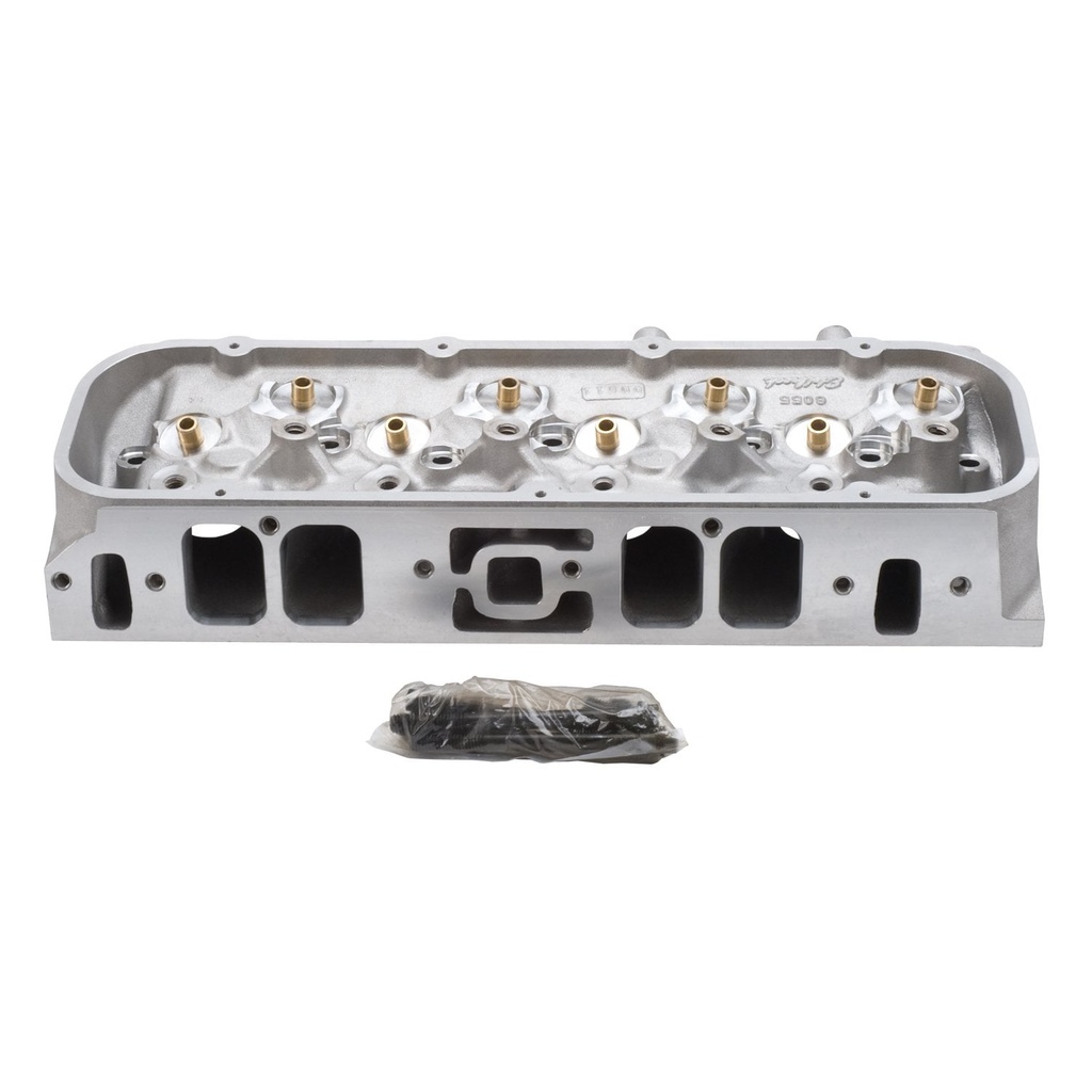 Edelbrock 60549: Performer RPM454-R Rectangle Port Aluminum Cylinder Head for Big Block Chevy