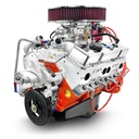 Blueprint Engines BP4002CTC1D: BP4002CTC1D GM Compatible Small Block Chevy 400 ci. Deluxe Dressed Carbureted Crate Engine [500 HP]