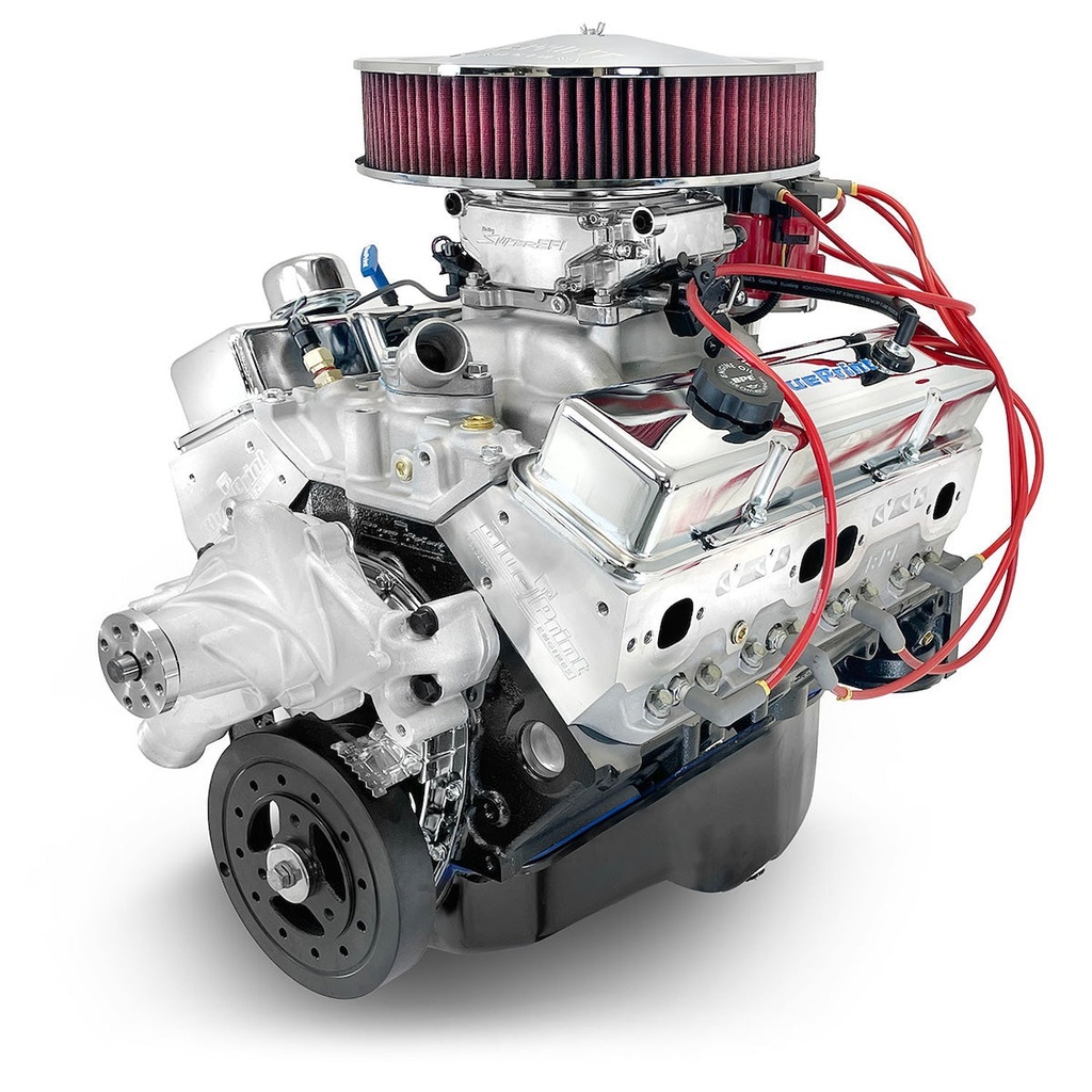 Blueprint Engines BP3505CTFD: BP3505CTFD GM Compatible Small Block Chevy 350 ci. Deluxe Dressed Fuel Injected Crate Engine [390 HP]