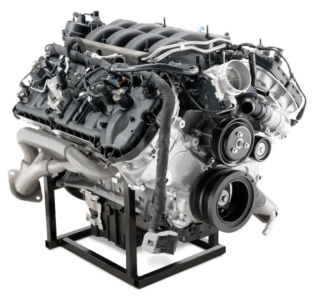 Ford Performance M-6007-M50H: M-6007-M50H Coyote 5.0L Gen 4X Crate Engine 460 HP/420 TQ w/10R80 Flexplate [Single 80 mm Throttle Body]
