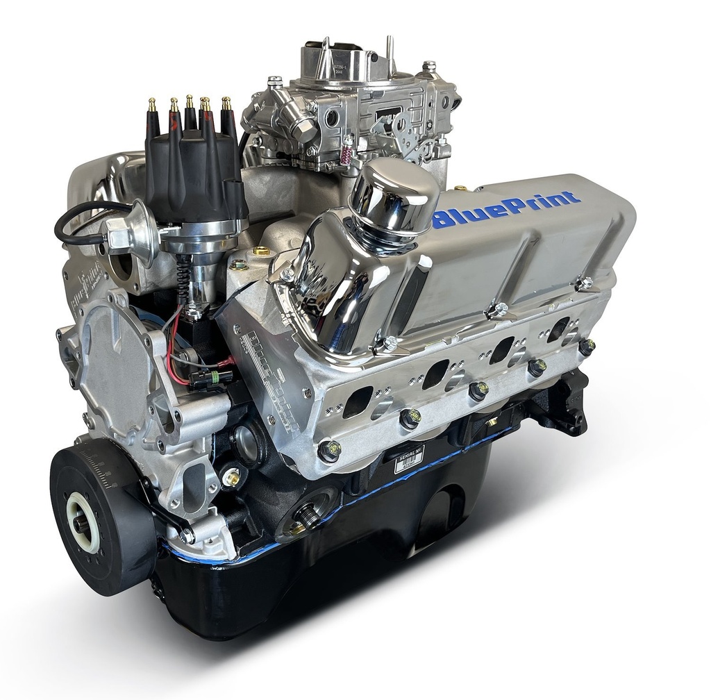 Blueprint Engines BP3479RCTC: BP3479RCTC Ford Small Block Compatible 347 ci. Base Dressed Crate Engine [Dual/Rear Sump]