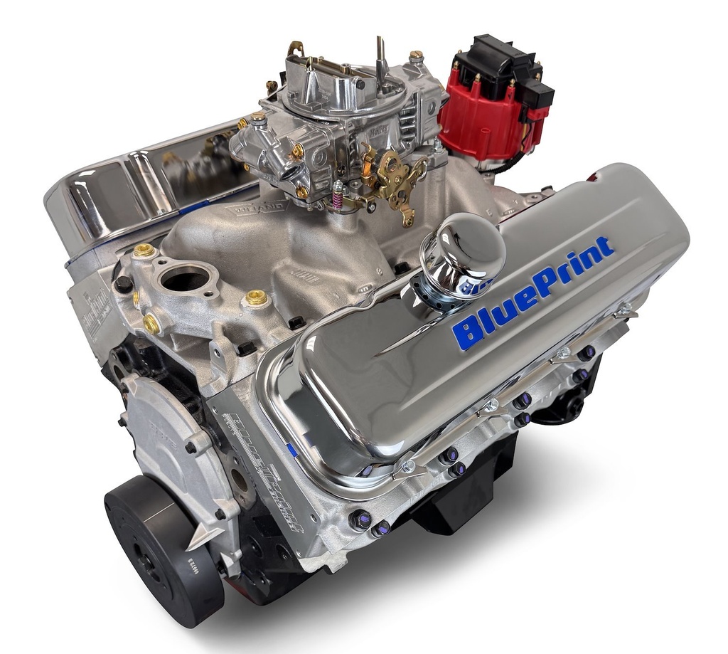 Blueprint Engines BP454CTC: BP454CTC GM Compatible Big Block Chevy 454 ci. Base Dressed Carbureted Crate Engine [460 HP]
