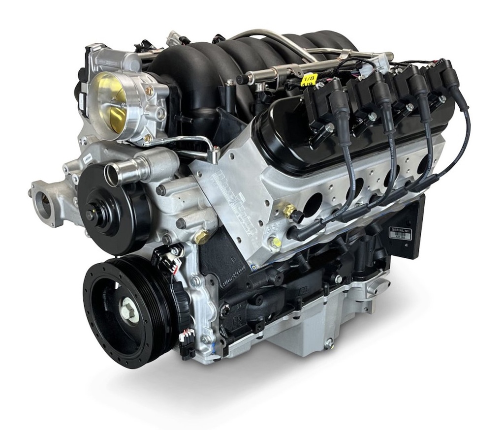 Blueprint Engines PSLS42730CTF: PSLS42730CTF GM LS 427 ci. (7.0L) ProSeries Base Dressed Engine w/GM Plastic Intake Manifold [605 HP]