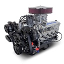 Blueprint Engines BP3479RCTCKB: BP3479RCTCKB Ford Small Block Compatible 347 ci. Crate Engine w/Black Pulley Kit [Dual/Rear Sump]