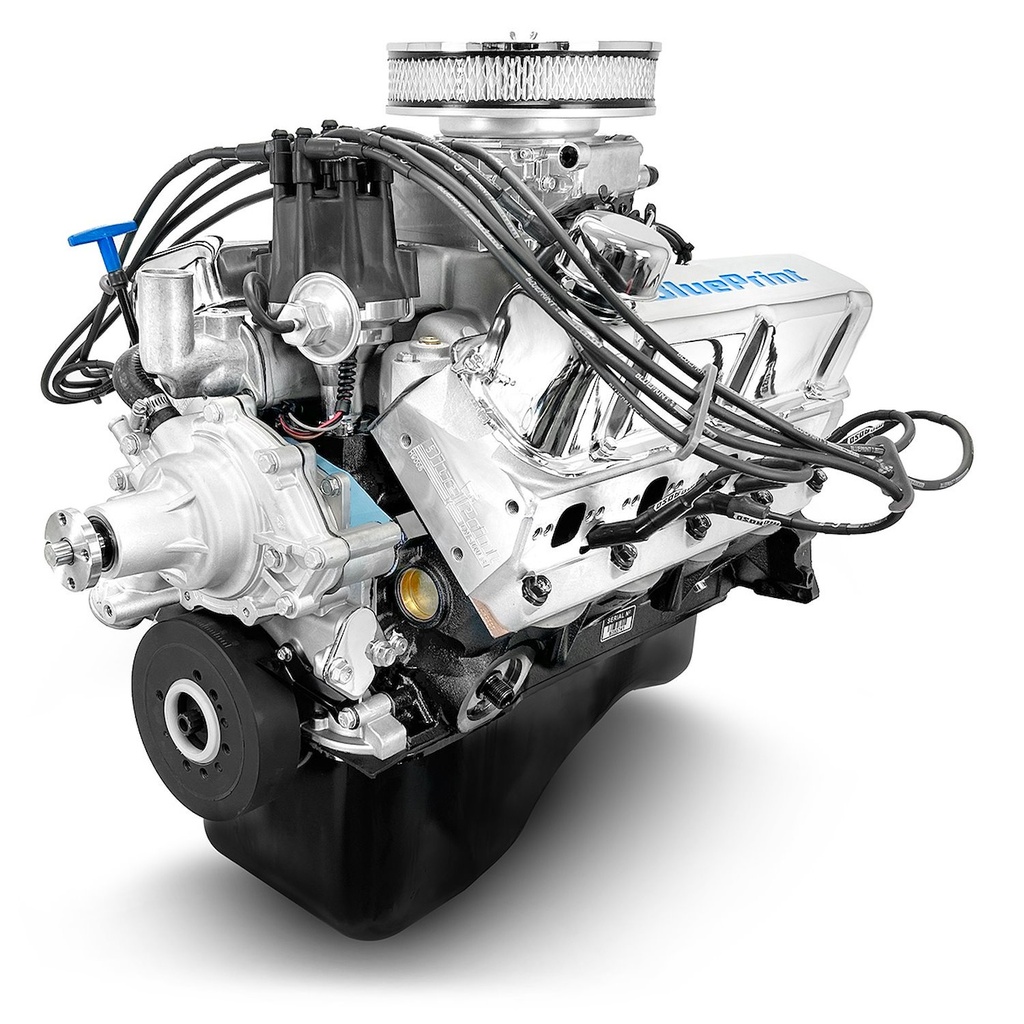 Blueprint Engines BP302CTFD: BP302CTFD Ford Small Block Compatible 302 ci. Deluxe Dressed Crate Engine [Front Sump]