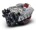 Blueprint Engines BP454CTFKB: BP454CTFKB GM Compatible Big Block Chevy 454 ci. Deluxe Dressed Fuel Injected Crate Engine w/Black Pulley Kit [460 HP]