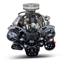 Blueprint Engines BP302RCTFKB: BP302RCTFKB Ford Small Block Compatible 302 ci. Crate Engine w/Black Pulley Kit [Dual/Rear Sump]