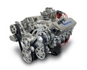 Blueprint Engines BP454CTCK: BP454CTCK GM Compatible Big Block Chevy 454 ci. Deluxe Dressed Carbureted Crate Engine w/Polished Pulley Kit [460 HP]