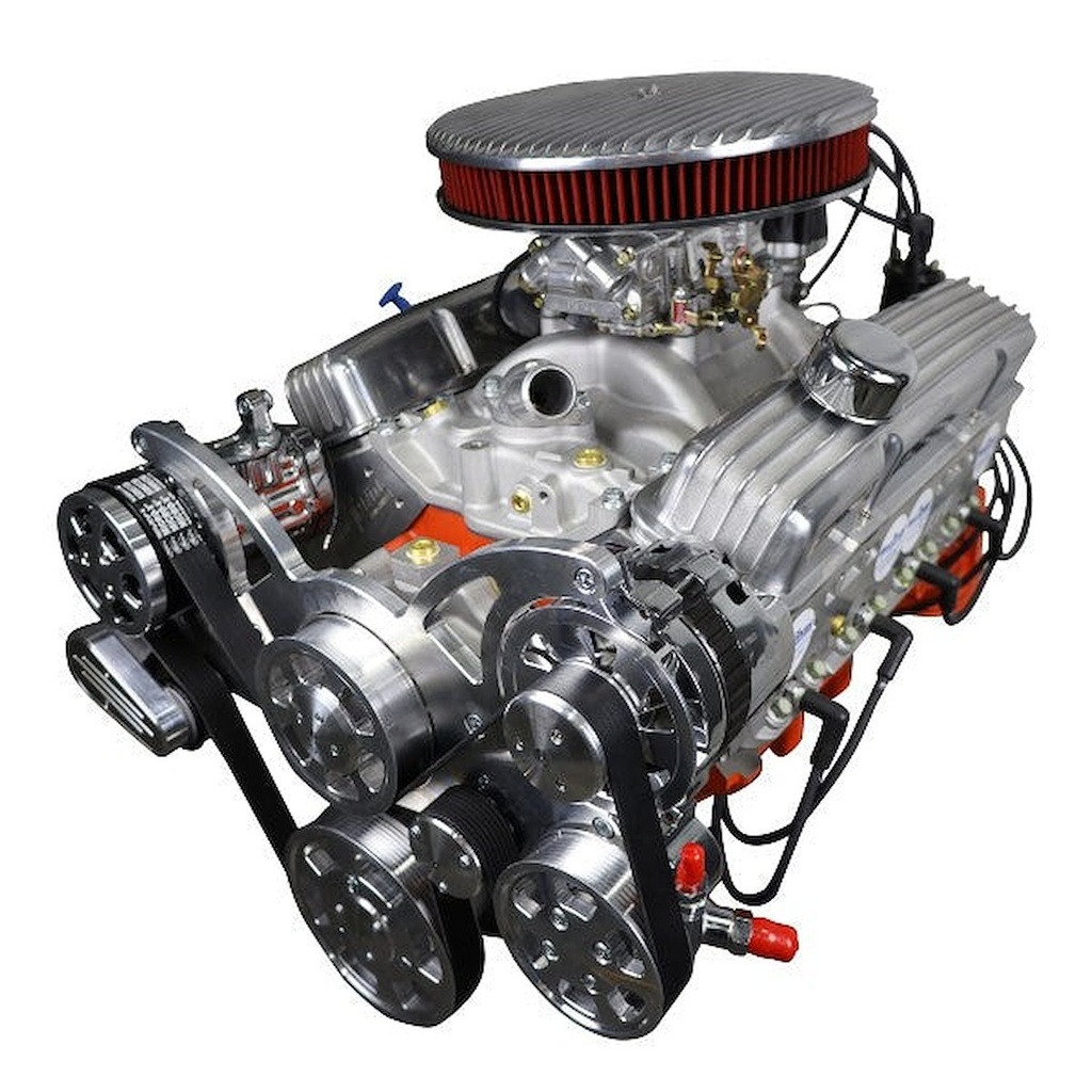 Blueprint Engines BP327CTCKV: BP327CTCKV GM Small Block Compatible 327 ci. Crate Engine w/Front Accessory Drive [Carbureted]