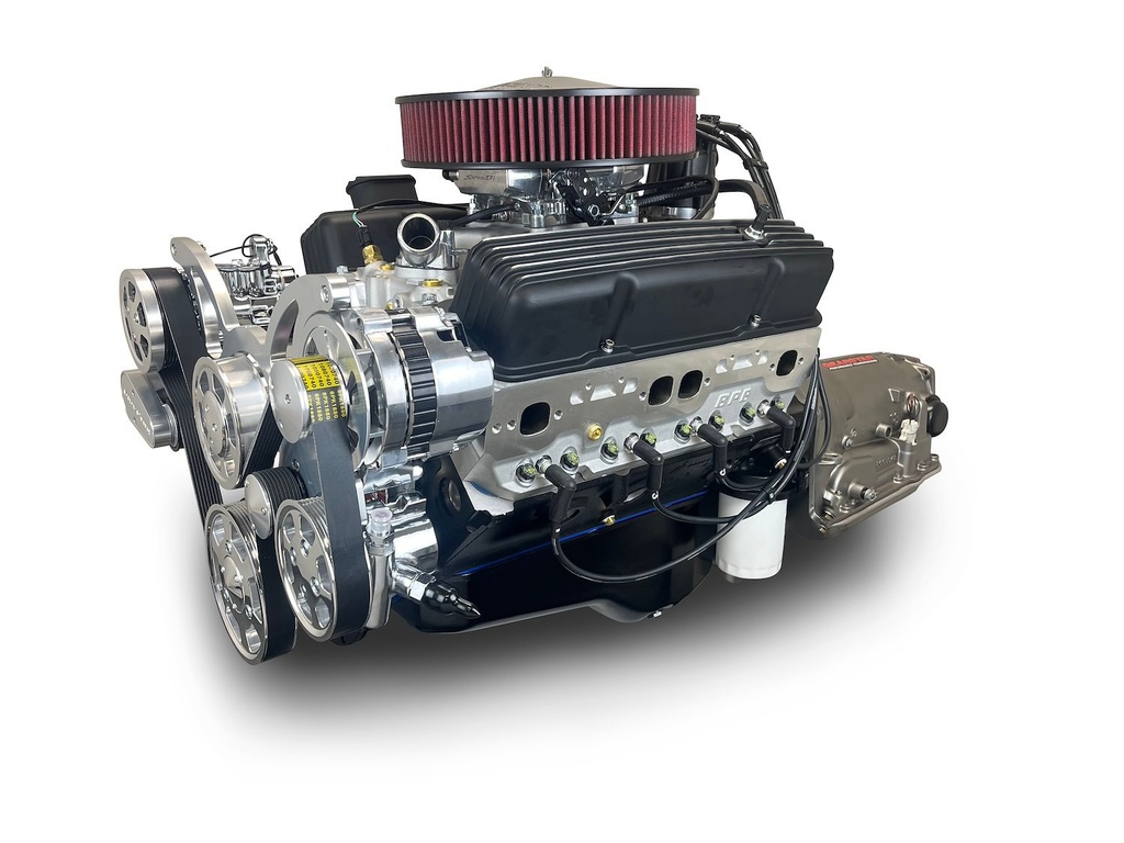 Blueprint Engines B383FK4WD: B383FK4WD Truck Edition GM Compatible Builder Series, EFI, Polished Pulley Kit