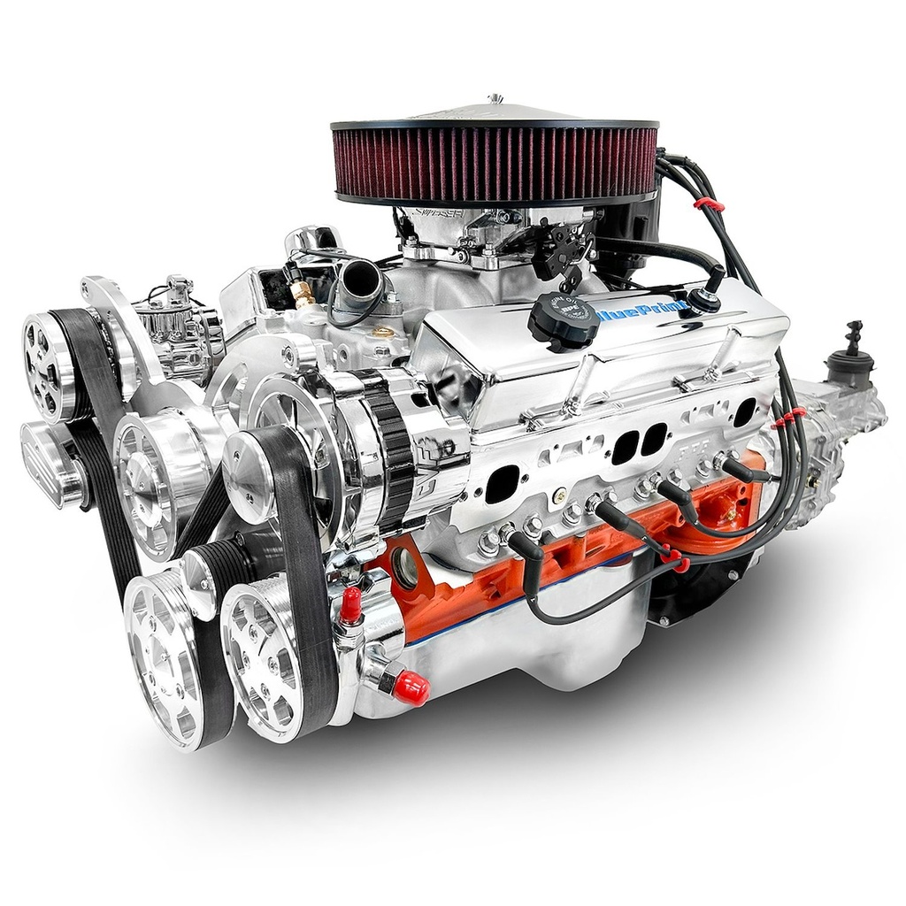 Blueprint Engines B427FKTKX: B427FKTKX Standard Edition GM Compatible Builder Series, EFI, Polished Pulley Kit