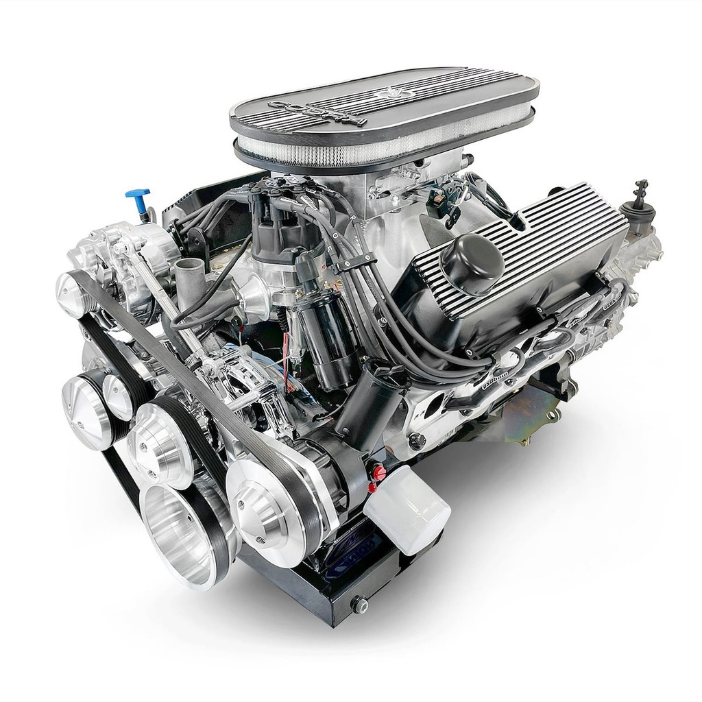 Blueprint Engines BF427FKTKXC: BF427FKTKXC Cobra Edition Ford Compatible Builders Series, EFI Engine & TKX Manual Trans w/Polished Kit [Front Sump]
