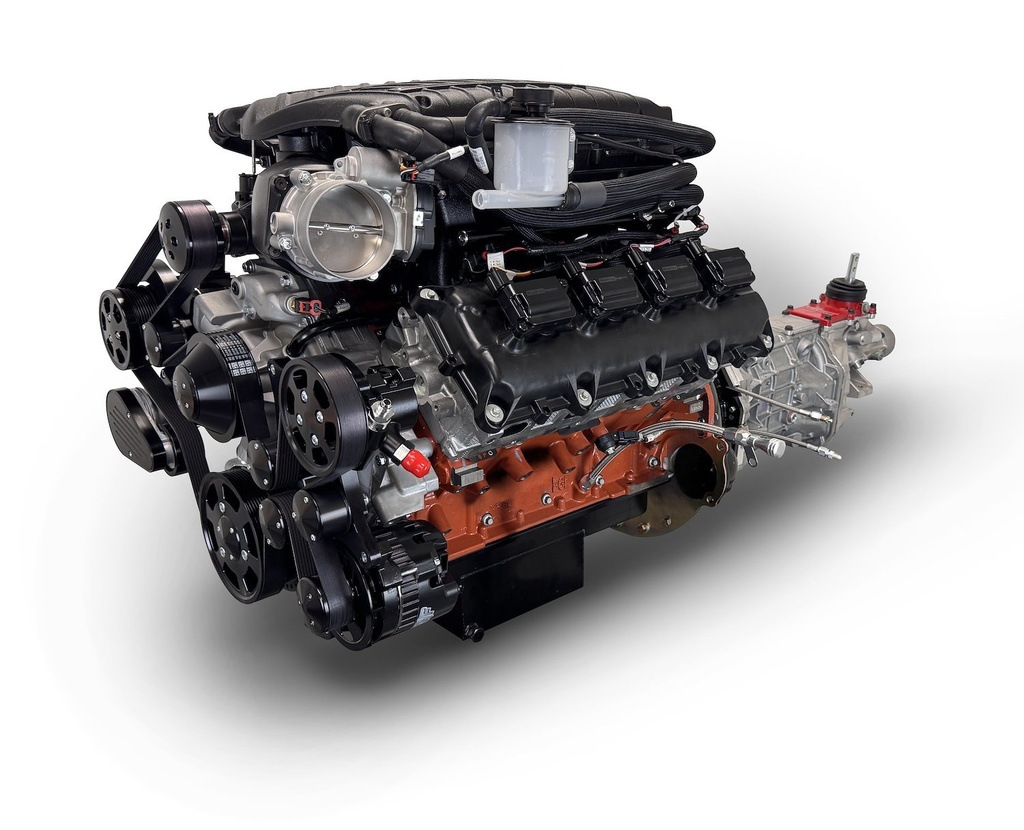 Blueprint Engines B426SCTKBT56: B426SCTKBT56 Standard Chrysler HEMI Compatible Builder Series, Supercharged-Black Pulley
