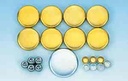 Milodon 34031: Brass Freeze Plug Kit Small Block Chevy 283-350