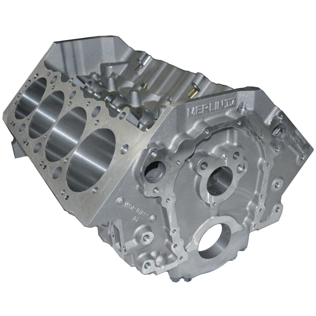World Products 091100: Merlin IV Big Block Chevy Cast Iron Engine Bare Block