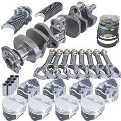 Eagle B15455E030: Small Block Chevy Street & Strip Rotating Assembly [383 ci, 2 Piece Rear Main Seal]