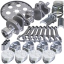Eagle B15402L00068: Small Block Chevy Street & Strip Rotating Assembly [350 ci, 1 Piece Rear Main Seal]