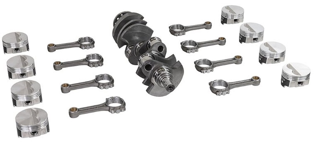 Scat 1-92300BIE: 1-92300BIE Chevy 350 Series 9000 Cast Street Performance 355 ci. Rotating Assembly [1-Piece Rear Seal]