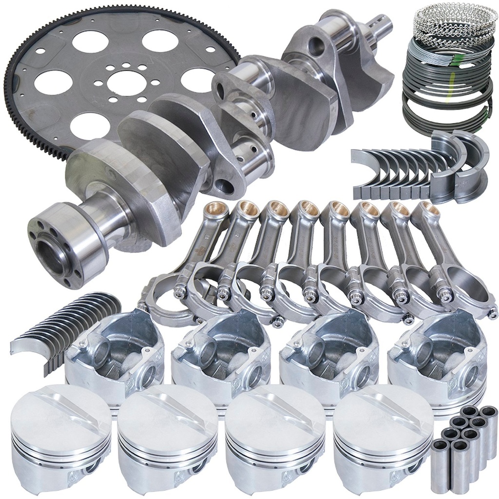 Eagle B13055L04053: Eagle Chevy Small Block 1pc Seal Balanced Street and Strip Rotating Assemblies