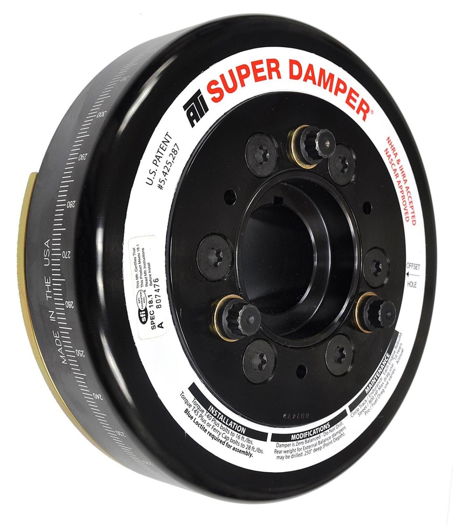 ATI 917740: 917740 Super Damper for Big Block Chevy 454-502 ci. Engines [Mark IV/Gen 5]