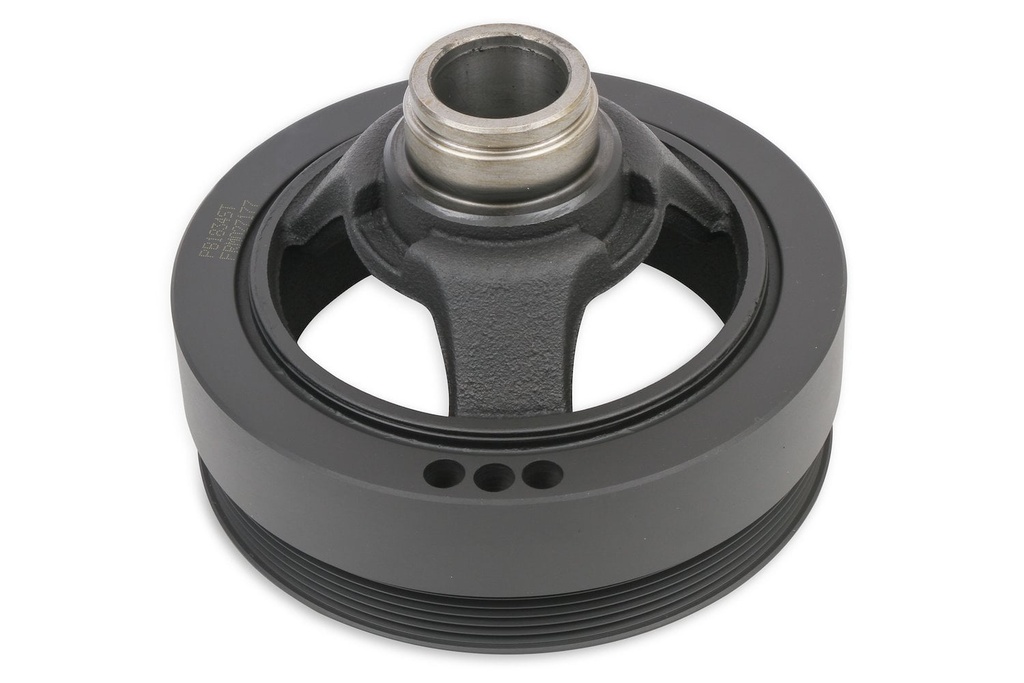 Holley 97-205: 97-205 Replacement Damper Hub Assembly for GM Gen III/IV LS Engines w/Holley Mid-Mount Accessory Drive
