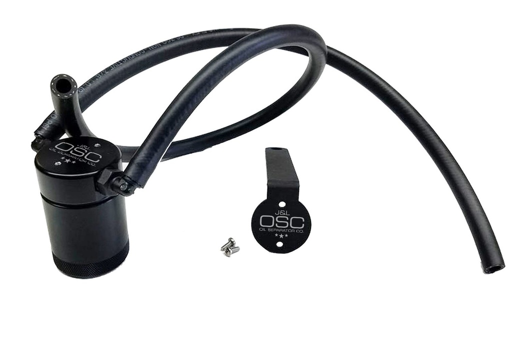 J&L 3084D-B: Oil Separator 3.0 Driver Side, Black Anodized [1997-2013 Chevrolet/GMC Truck/SUV 4.8L/5.3L/6.0L/6.2L]