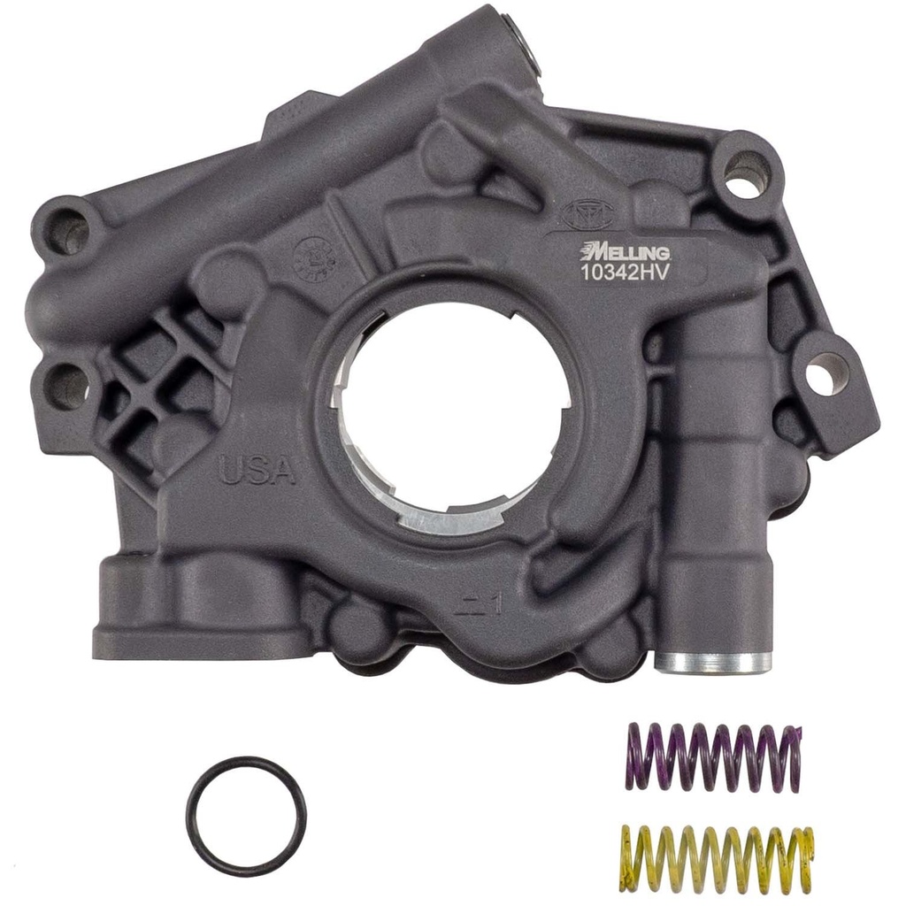 Melling 10342HV: 10342HV High-Performance Oil Pump for Mopar Gen-III Hemi 5.7/6.1L OHV, High-Volume