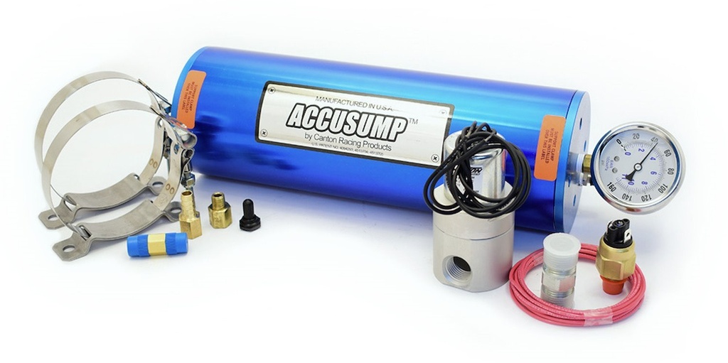 Canton Racing Products 24-126: 24-126 2-Quart Marine Accusump Kit Includes: Accusump Marine Oil Accumulator