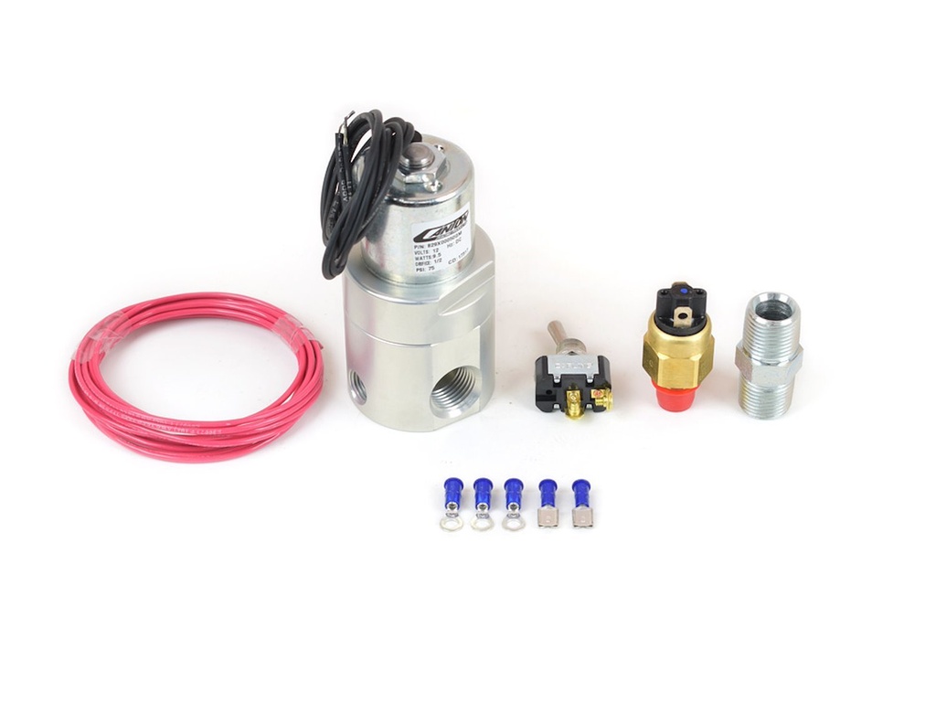Canton Racing Products 24-273X: 24-273X Accusump Electric Pressure Control Valve Kit 1/2" NPT Female Valve