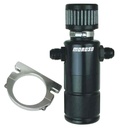 Moroso 85397: Compact Oil Breather Tank (2) -8 AN Fittings [Aluminum | Black Anodized Finish]