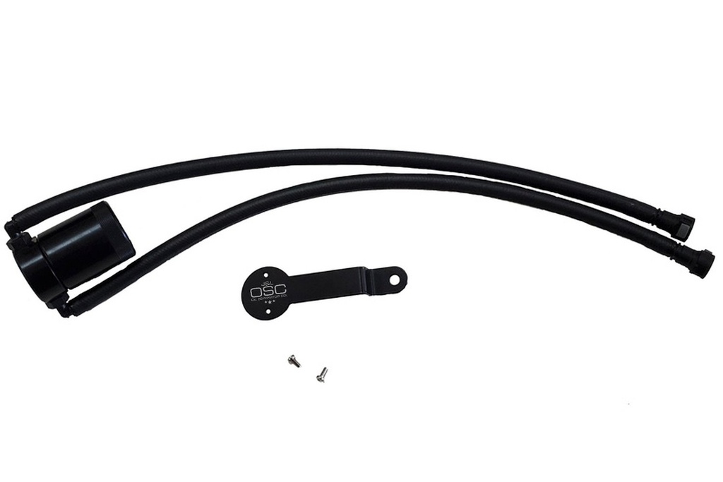 J&L 3085D-B: Oil Separator 3.0 Driver Side, Black Anodized [Fits Select 2014-2020 Chevy Silverado/GMC Sierra Trucks 5.3L/6.2L]